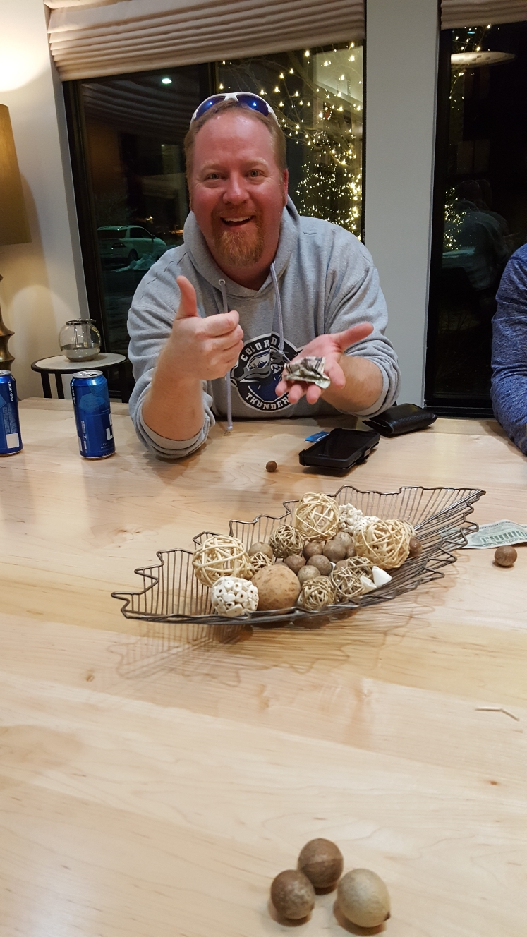 Gambling on nut rolling